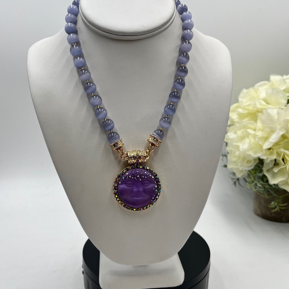 Kirks Folly Mystic Fairy Seaview Moon Magnetic Enhancer Mystic‎ Iridis Necklace